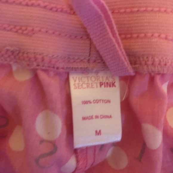 Holiday Sale price drop Like New Victoria Secret Pink Polka Dot PJ Bottoms - Picture 4 of 5